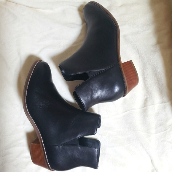 EC COLE HAAN Chelsea chunky LEATHER BOOTS - Picture 5 of 8